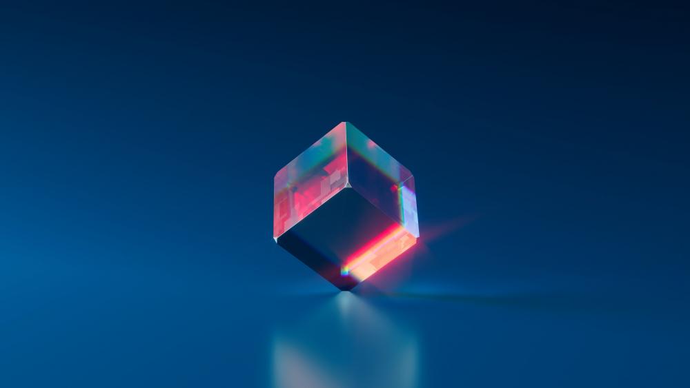 Glass Cube wallpaper