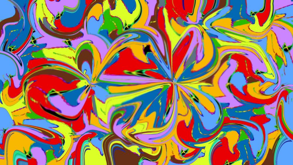 Swirls. Colorful. wallpaper