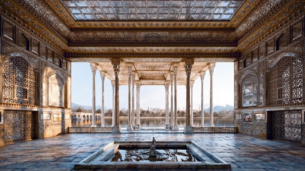IRAN , Ayne Khaneh Interior-Noor Completes Reconstruction of the Mirror Palace in Iran wallpaper