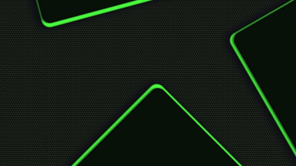 Carbon Green Line wallpaper