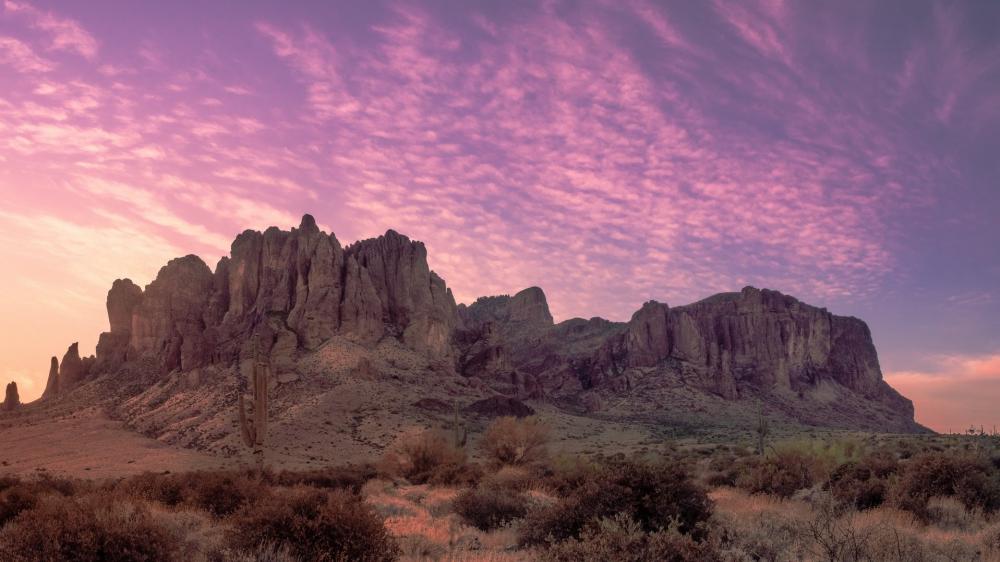 Superstition mountains wallpaper