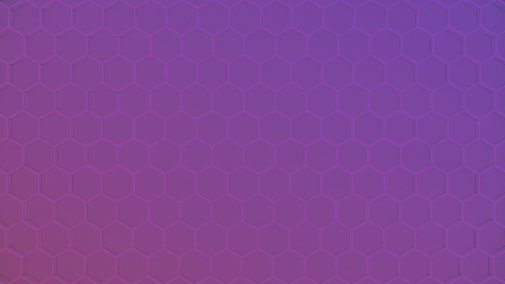 Pink-Purple Hexagons wallpaper