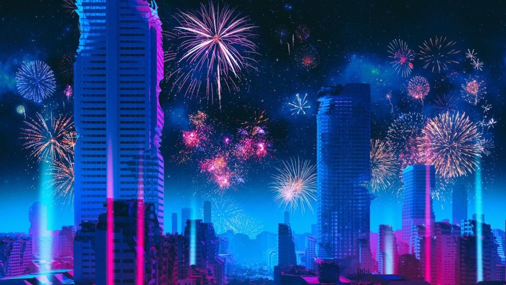 Fireworks wallpaper