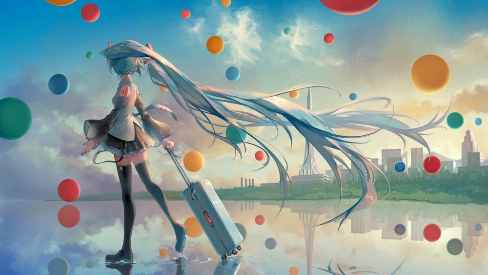 Journey to Dreams with Hatsune Miku wallpaper