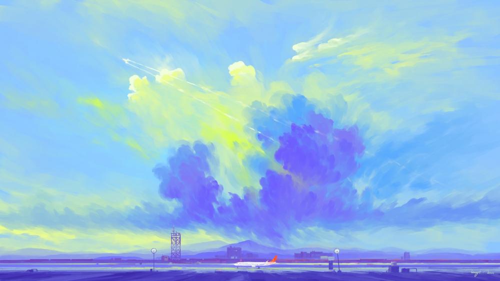 Artistic Cloud  wallpaper