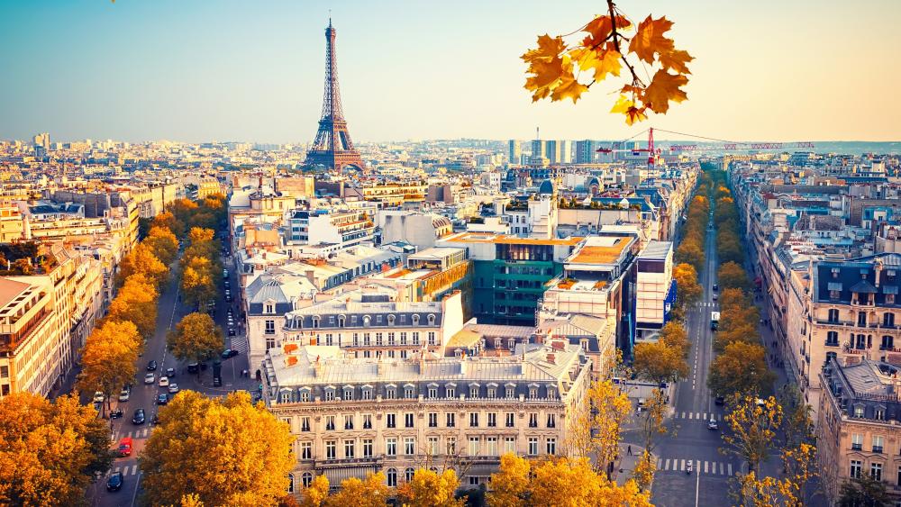 Paris view wallpaper