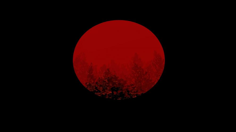 Blood moon wallpaper