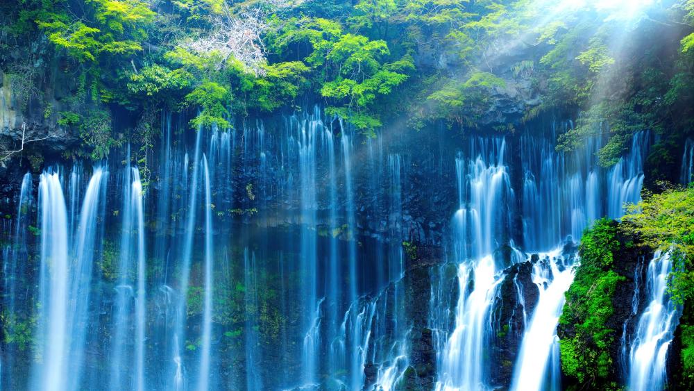 Shira-Ito Waterfall wallpaper