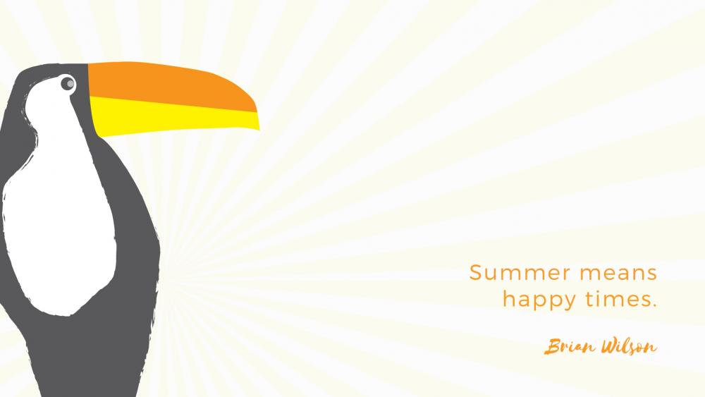 Summer means happy times. wallpaper