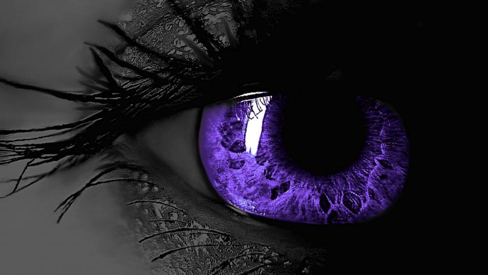 Purple Vision Beauty Unveiled in 4K wallpaper