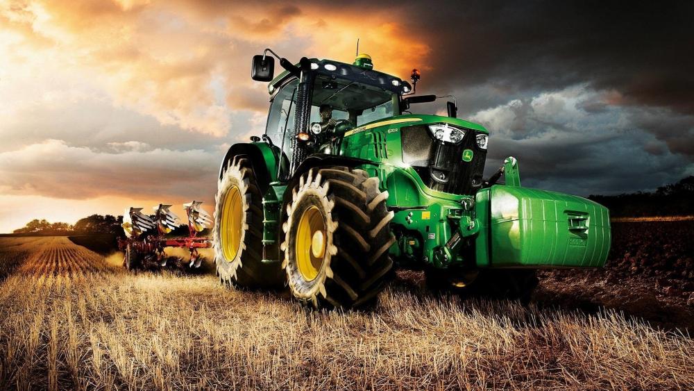 Agricultural tractor wallpaper
