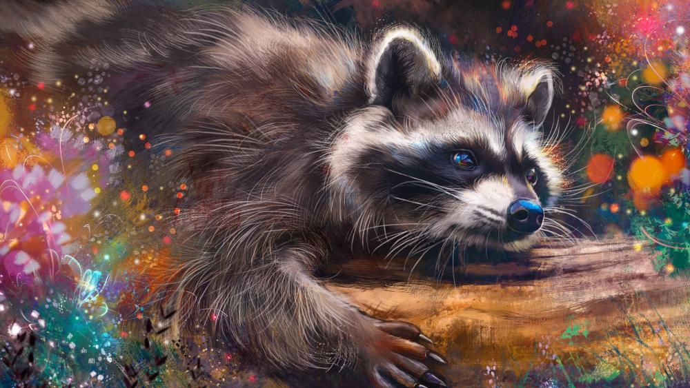 Raccoon wallpaper