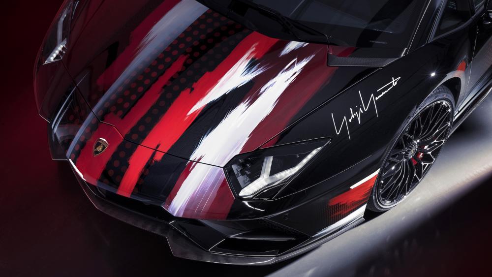 Lamborghini Aventador S Modified By Yohji Yamamoto wallpaper