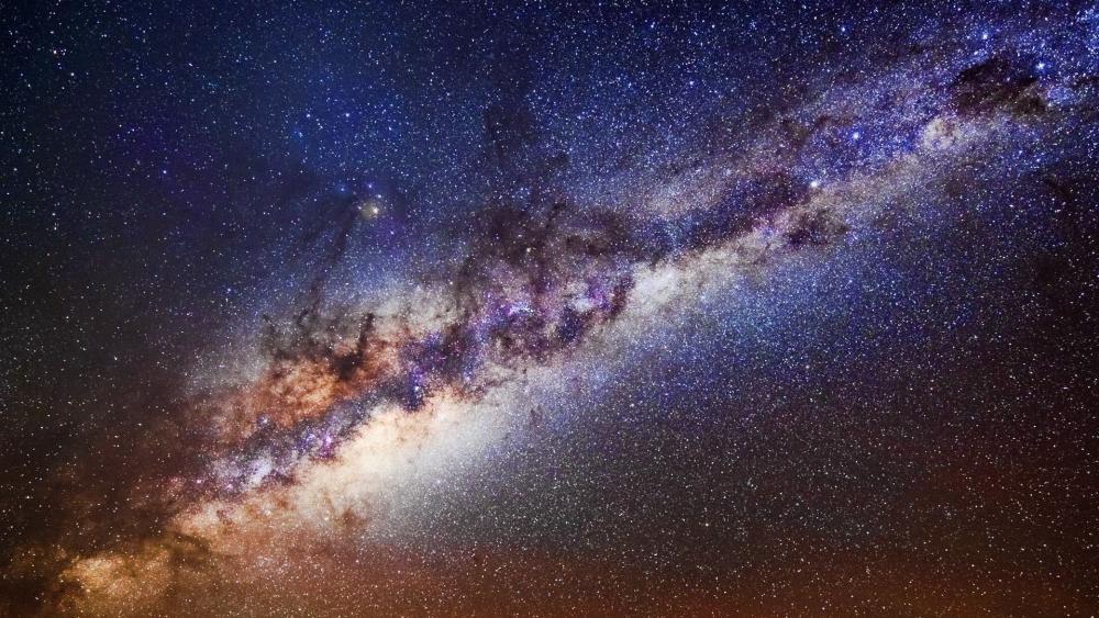 Starry Embrace of the Milky Way wallpaper