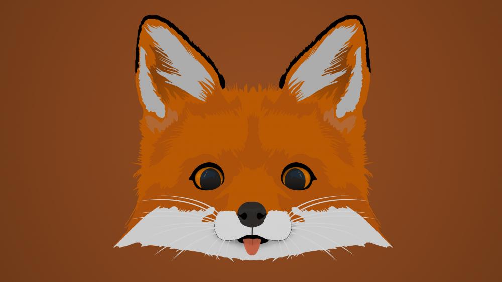 A cute fox wallpaper
