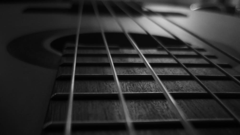 Acoustic guitar wallpaper