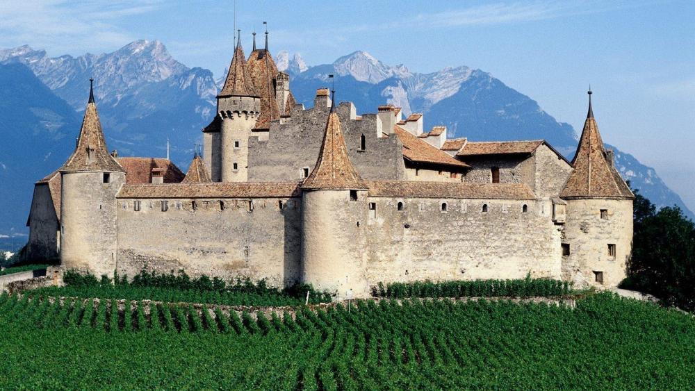 Aigle Castle wallpaper