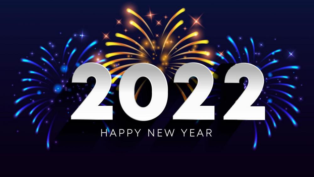 New Year Fireworks Festivity 2022 Celebration wallpaper