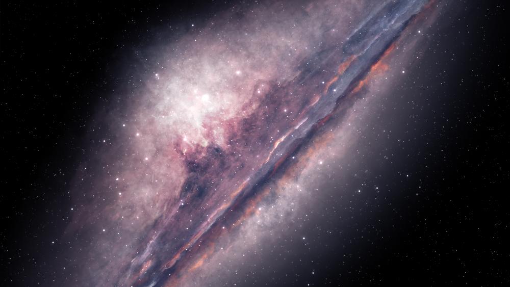 Messier 83 spiral galaxy wallpaper