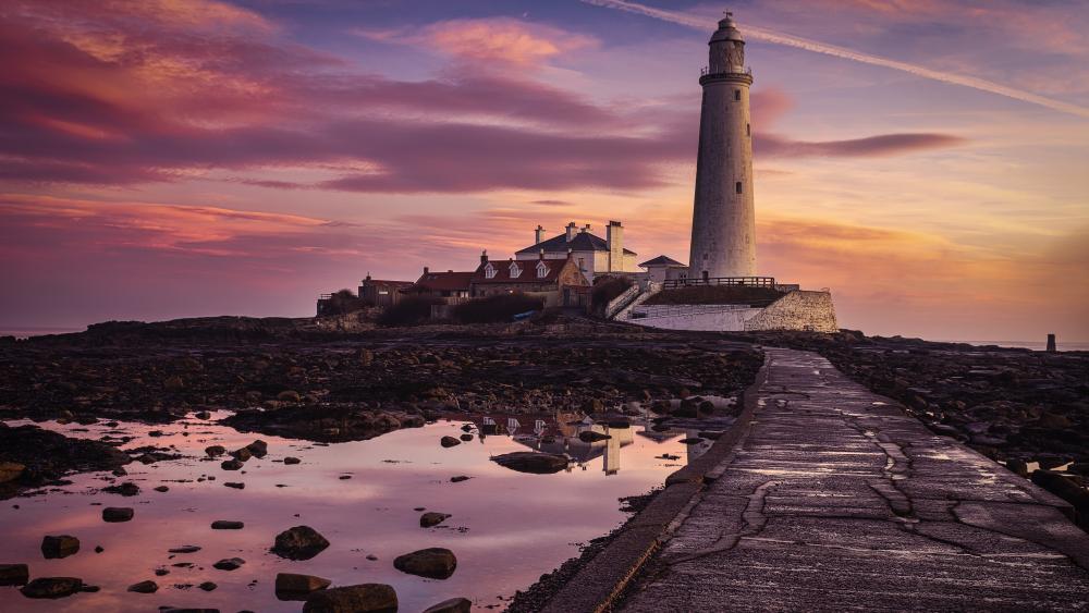 St. Mary's Lighthouse wallpaper