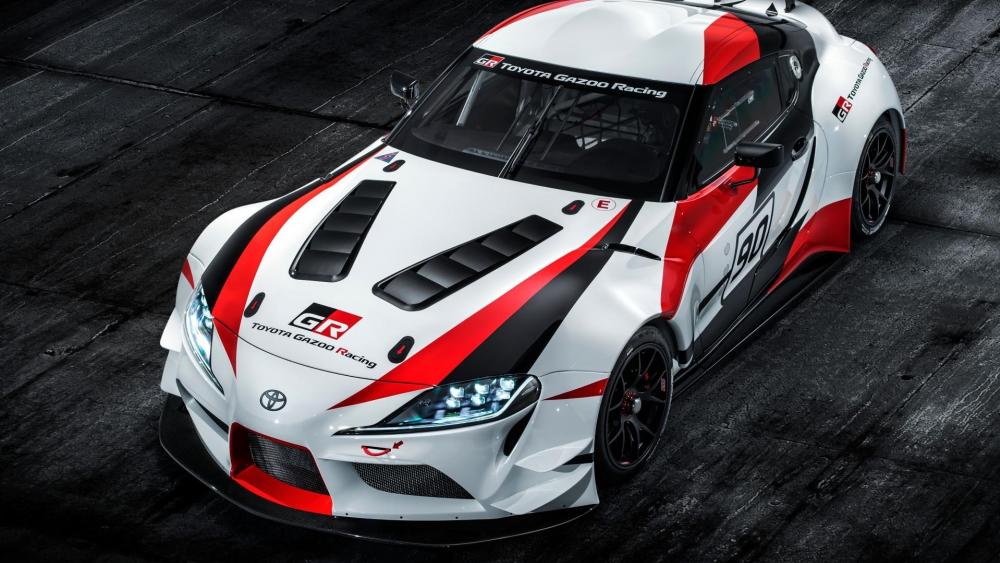 Racing Prowess Unleashed Toyota Supra GR wallpaper