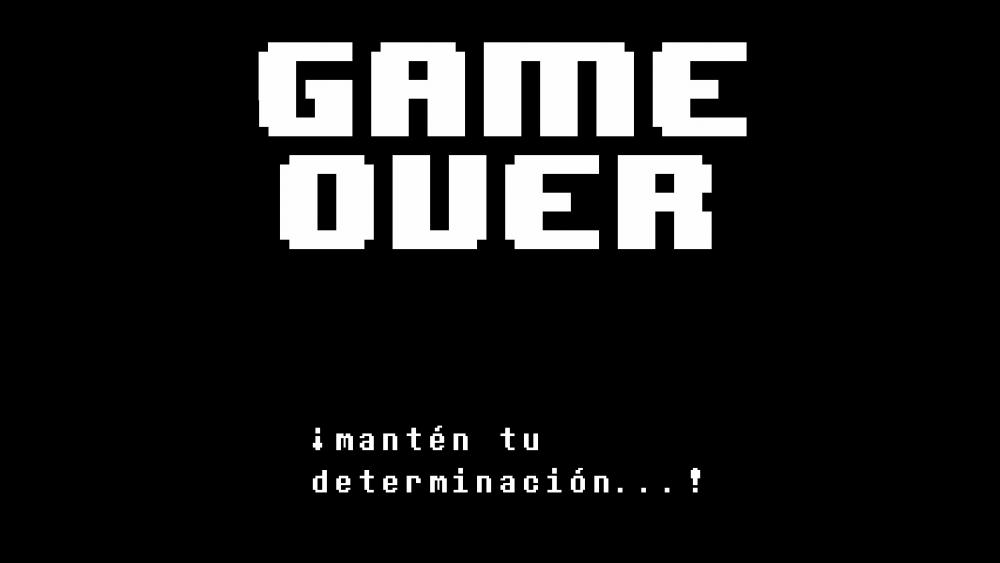 Game over wallpaper