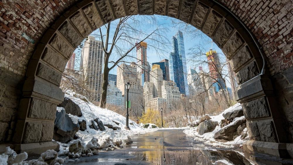 Inscope Arch, Central Park wallpaper