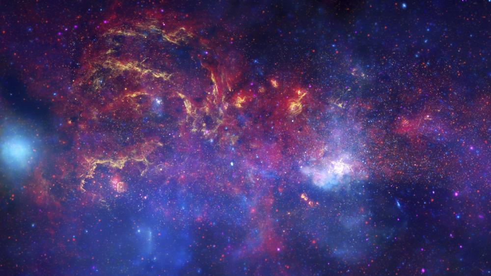 Galactic Core in Majestic 8K Resolution wallpaper