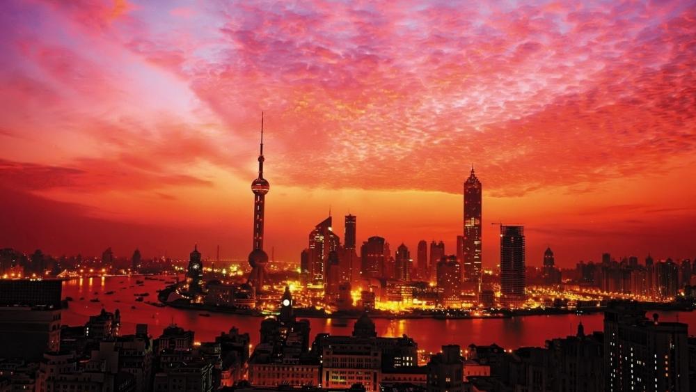 Shanghai city wallpaper