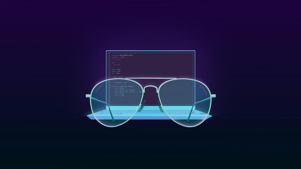 Stylish Coder's Vision wallpaper