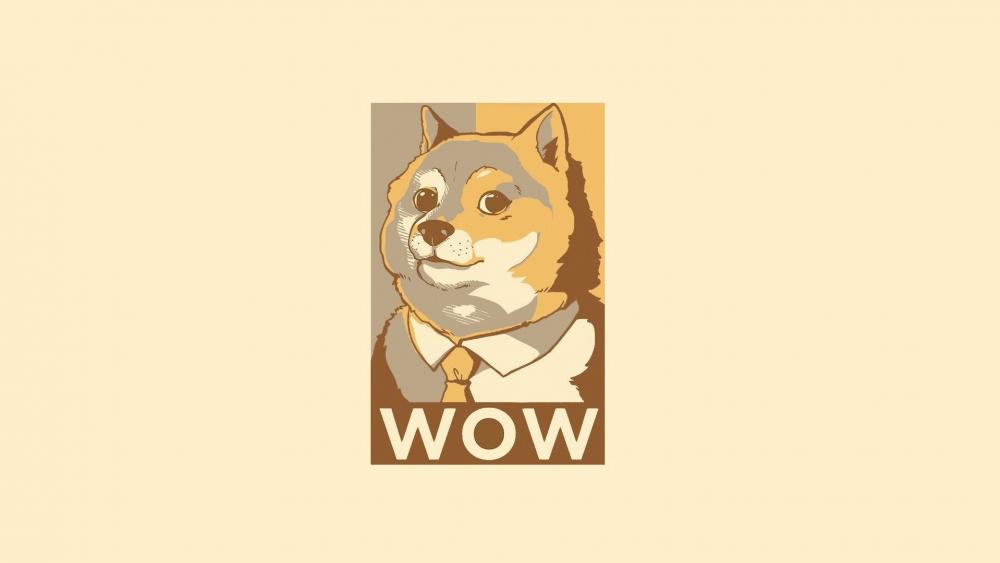 Doge Meme Champion of Humor wallpaper