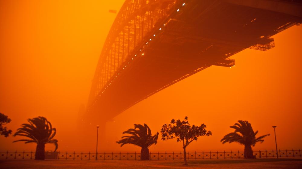 Sydney dust storm wallpaper