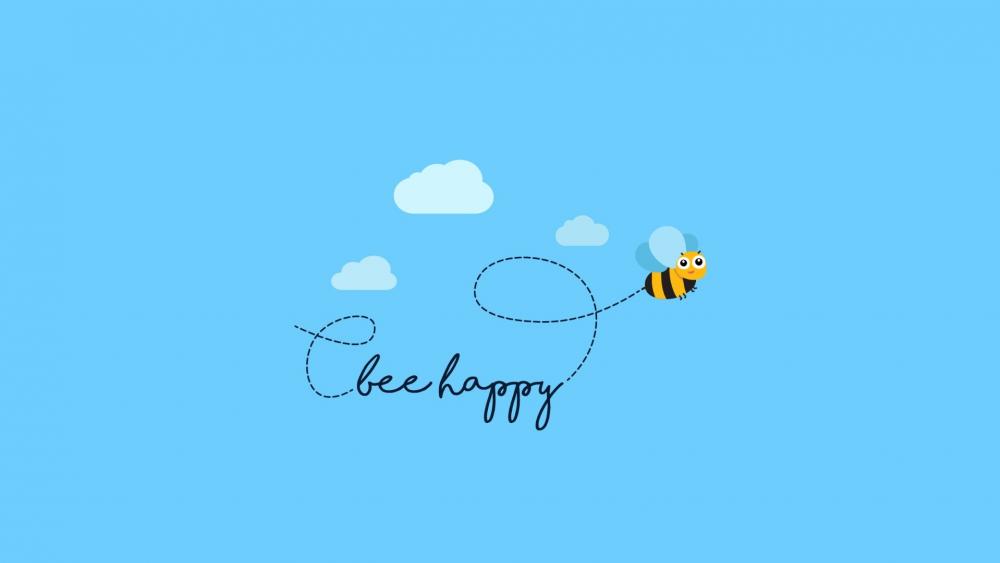 Bee Happy wallpaper