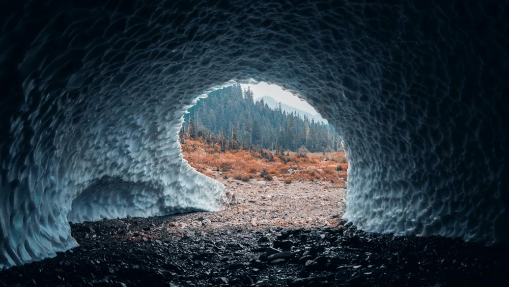 Big Four Ice Caves wallpaper