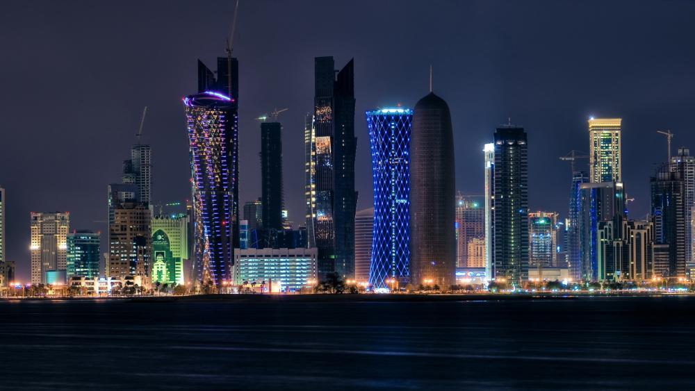 The Skyline Doha wallpaper