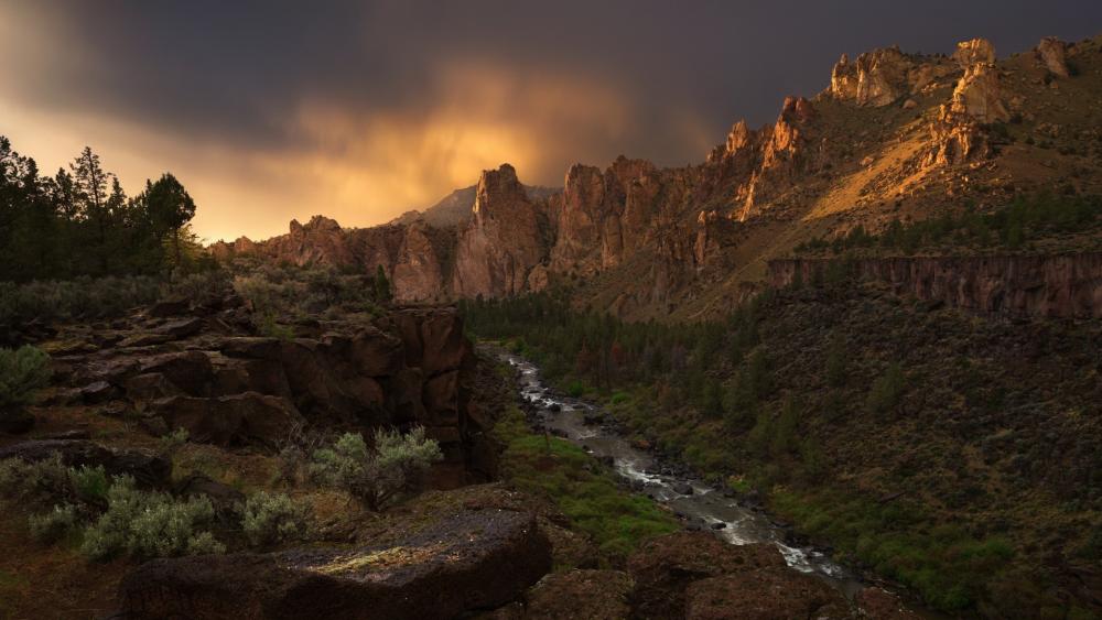 Crooked River, Smith Rock State Park wallpaper