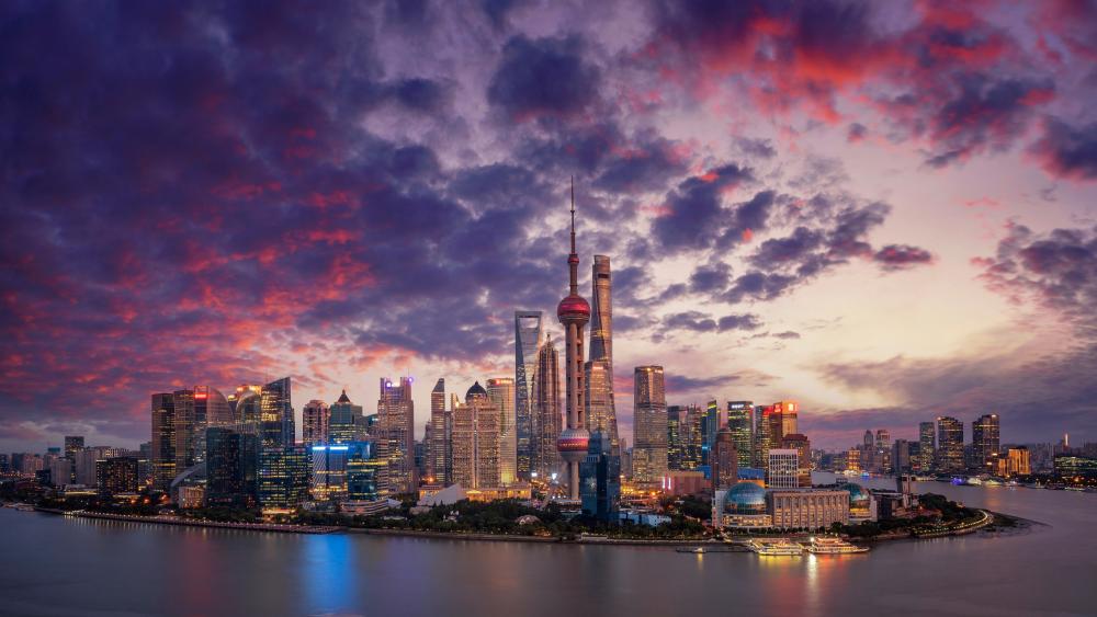 Pudong Skyline (Shanghai) wallpaper