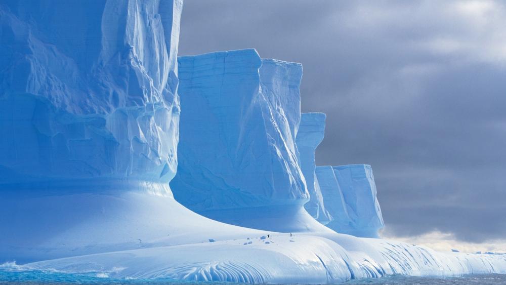 Antarctic ice sheet wallpaper