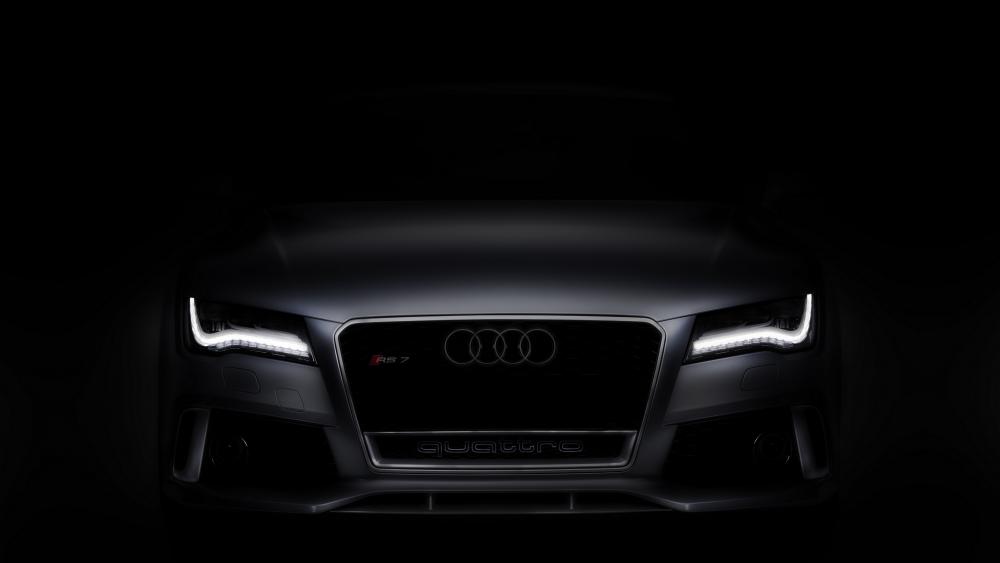 Audi's Luminous Elegance on Display wallpaper