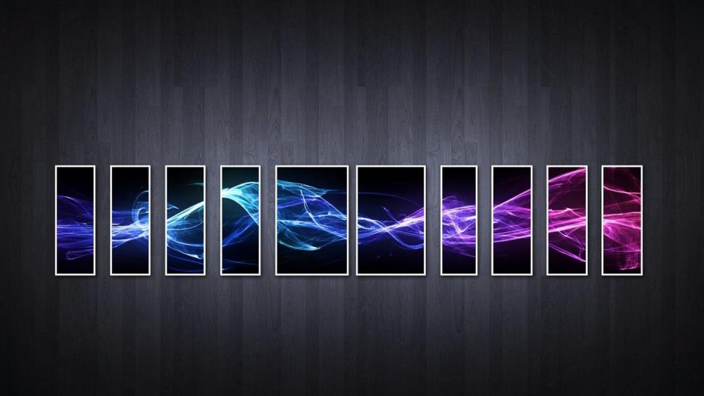 Abstract Energy Strips in 4K wallpaper