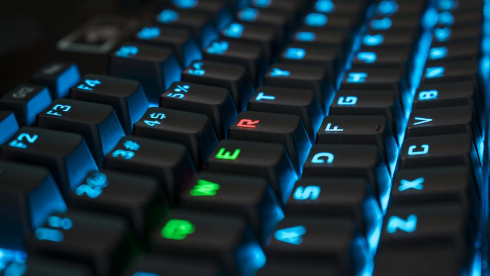 Illuminated Precision - Gaming Keyboard Glow wallpaper