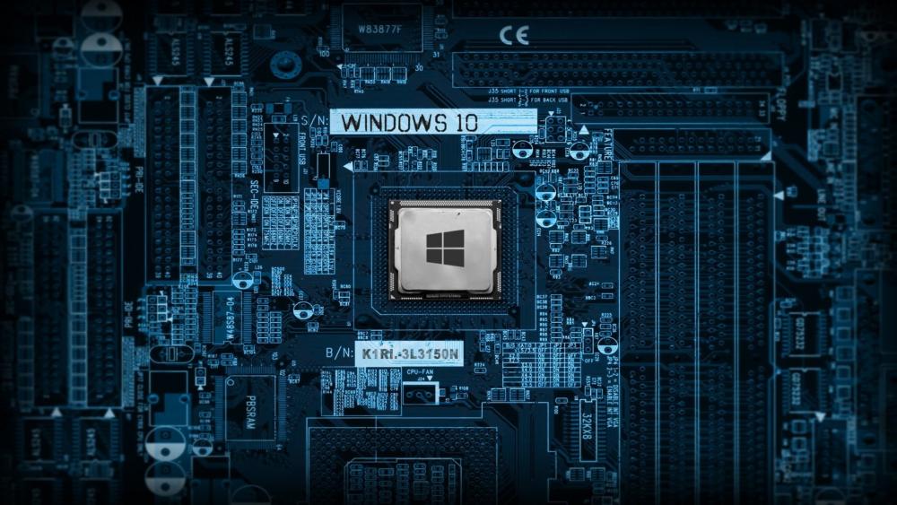 Windows 10 and Intel Fusion in Electronics wallpaper