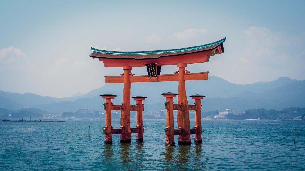 Itsukushima Floating Torii Gate wallpaper