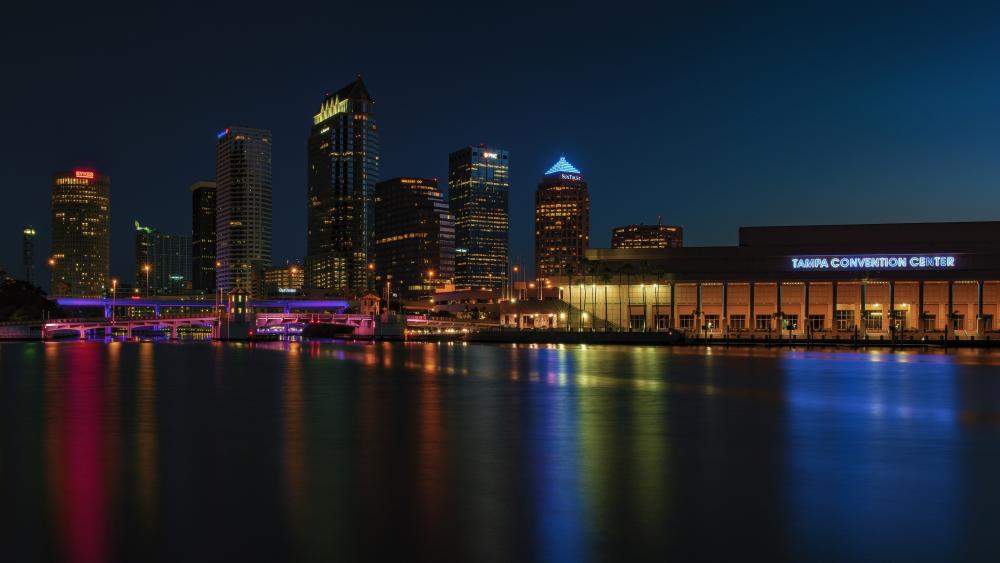Tampa by night wallpaper