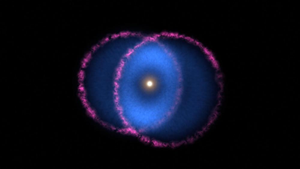 NASA-Geometry of the Blue Ring Nebula wallpaper