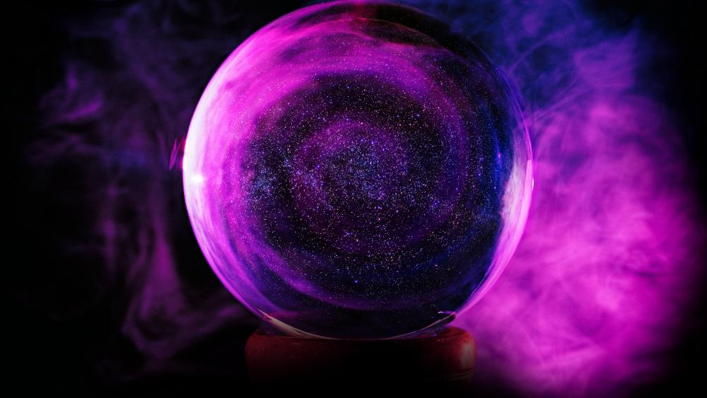 Mystical Sphere of Cosmic Revelations wallpaper