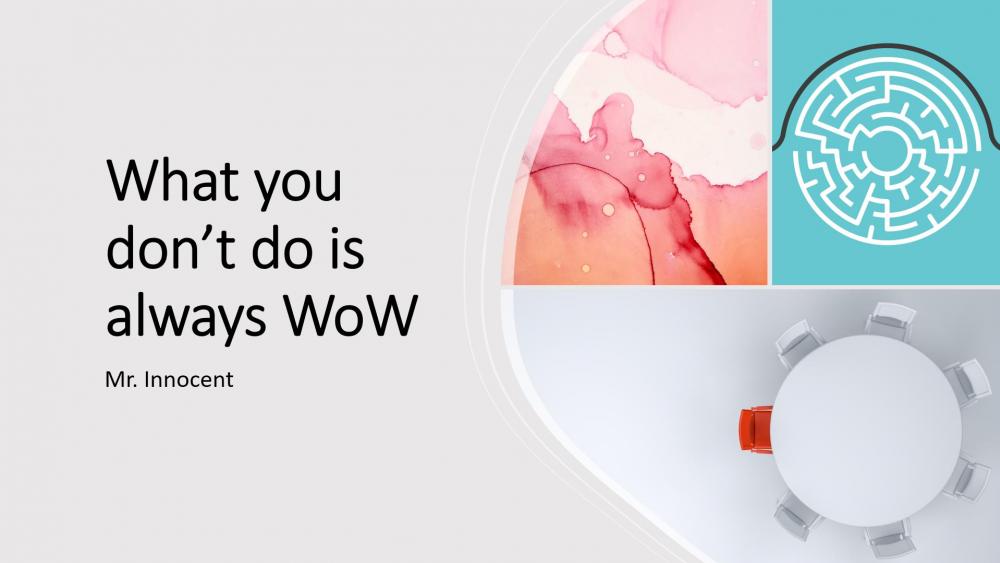 What you don't do is always WoW wallpaper