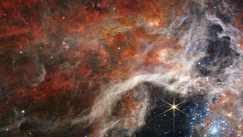 JWST Image of the Tarantula Nebula wallpaper