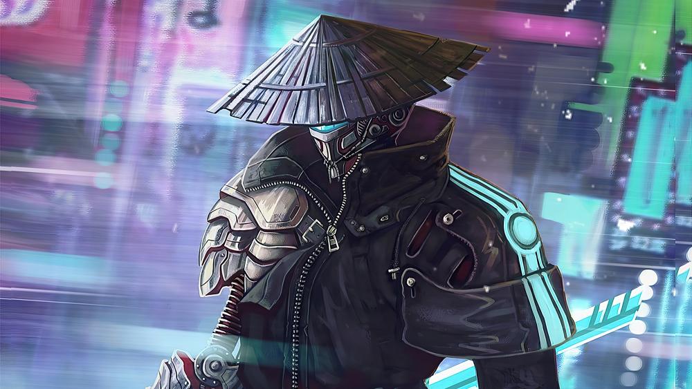 Cyborg Samurai wallpaper