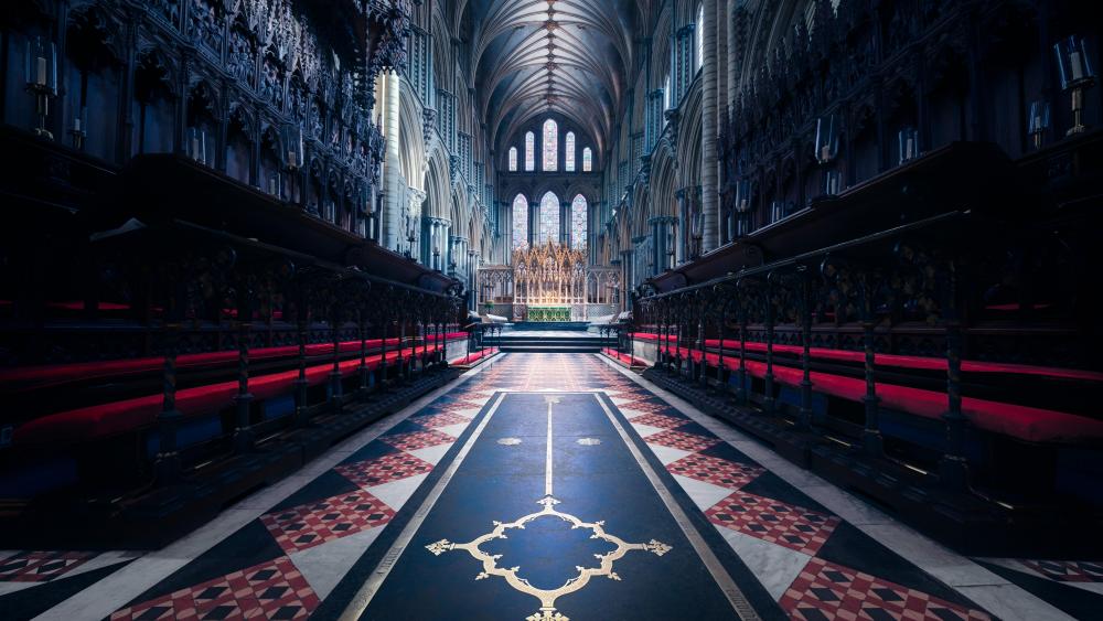 Ely Cathedral inside wallpaper